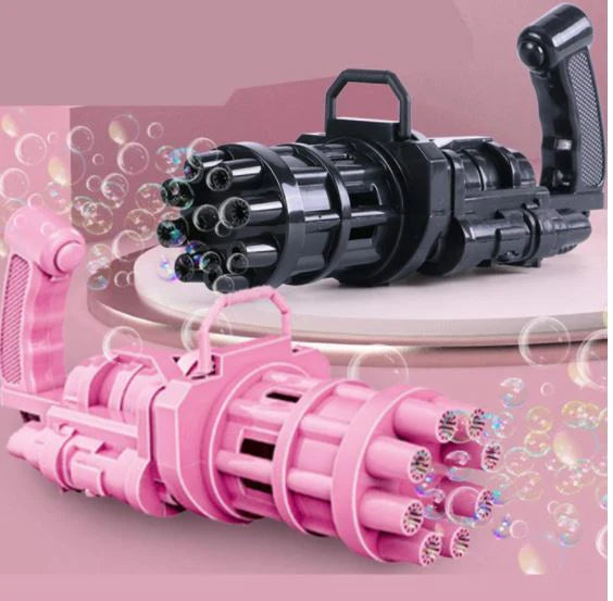 Gatling Automatic Water Bubble Gun Toy For Kids – Safe for Kids