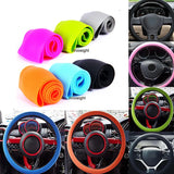 Soft Silicone Car Steering Wheel Cover Non-Slip Car Decoration