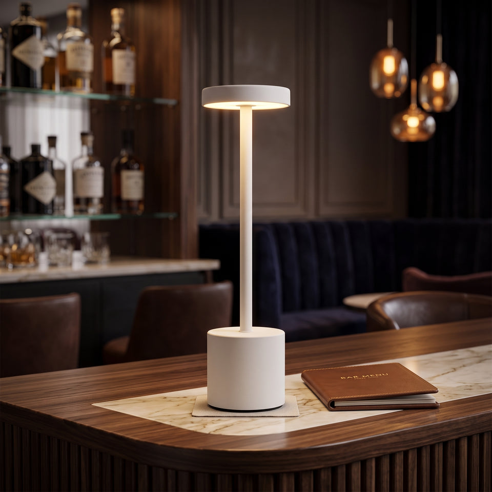 Modern Cordless LED Desk Lamp | USB Rechargeable Touch Sensor Night Light (Random Color)