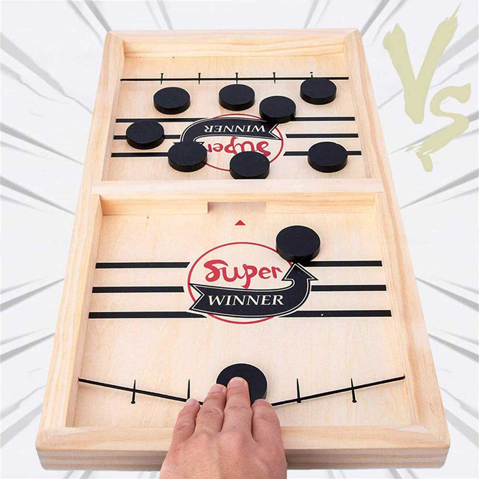 Fast Sling Puck Board Game – Safe for Kids