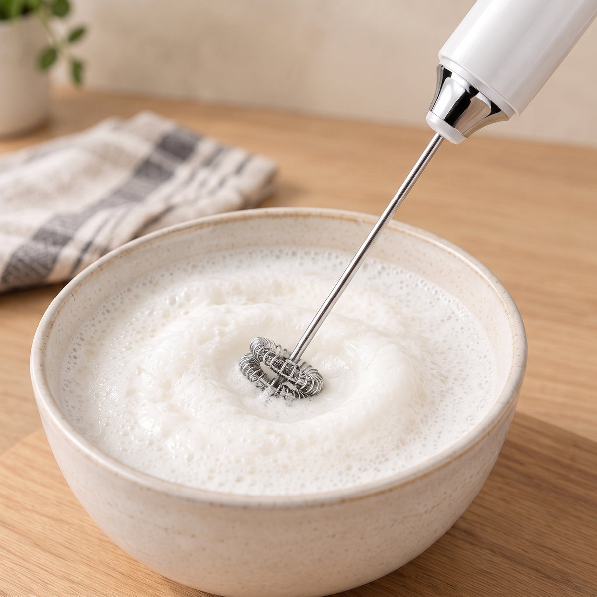 Handheld Electric Coffee Beater & Milk Frother for Latte, Cappuccino and Eggs