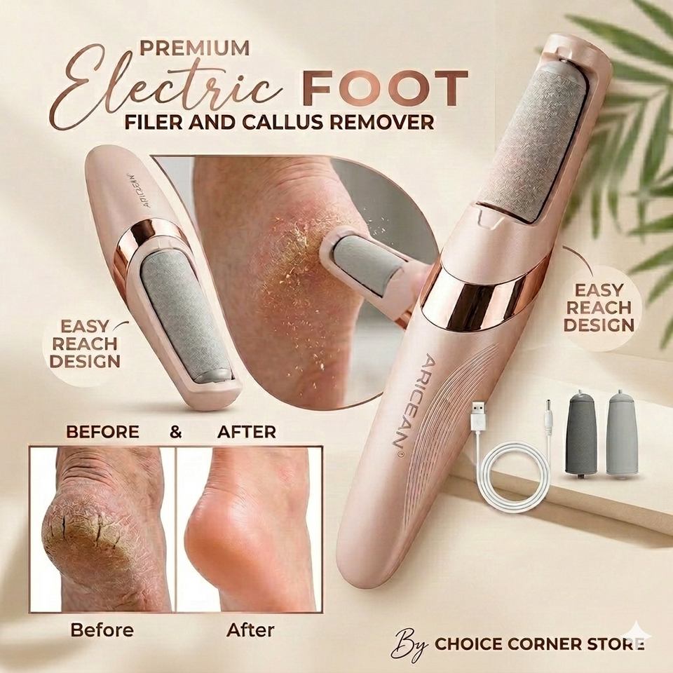 Electric Foot Callus Remover Pedicure Kit – Gentle Daily Care