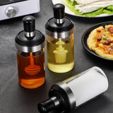 Glass Seasoning Tank Kitchen Spice Kit Bottles Pepper – Pack of 3