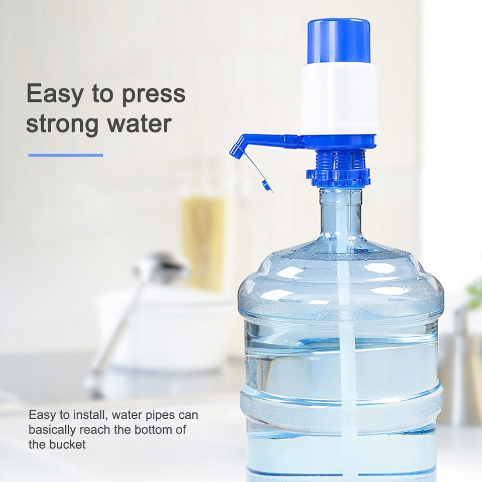 Portable Bottled Water Pump Plastic Manual Hand Press Drinking Water
