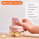 Wireless Rechargeable Electric Garlic Press Mini Meat Grinder