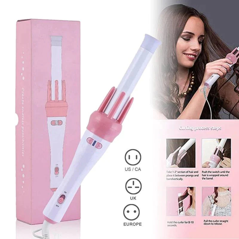 Automatic Hair Curler Spin 360° Rotating Hair Styling Roller Auto