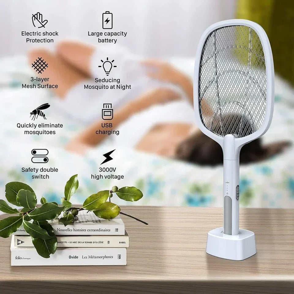 Electric Rechargeable Mosquito Killer Racket – Reliable Performance