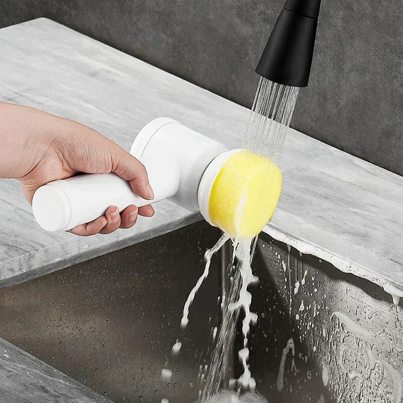5-in-1 Electric Cleaning Brush Cordless Household Scrubber