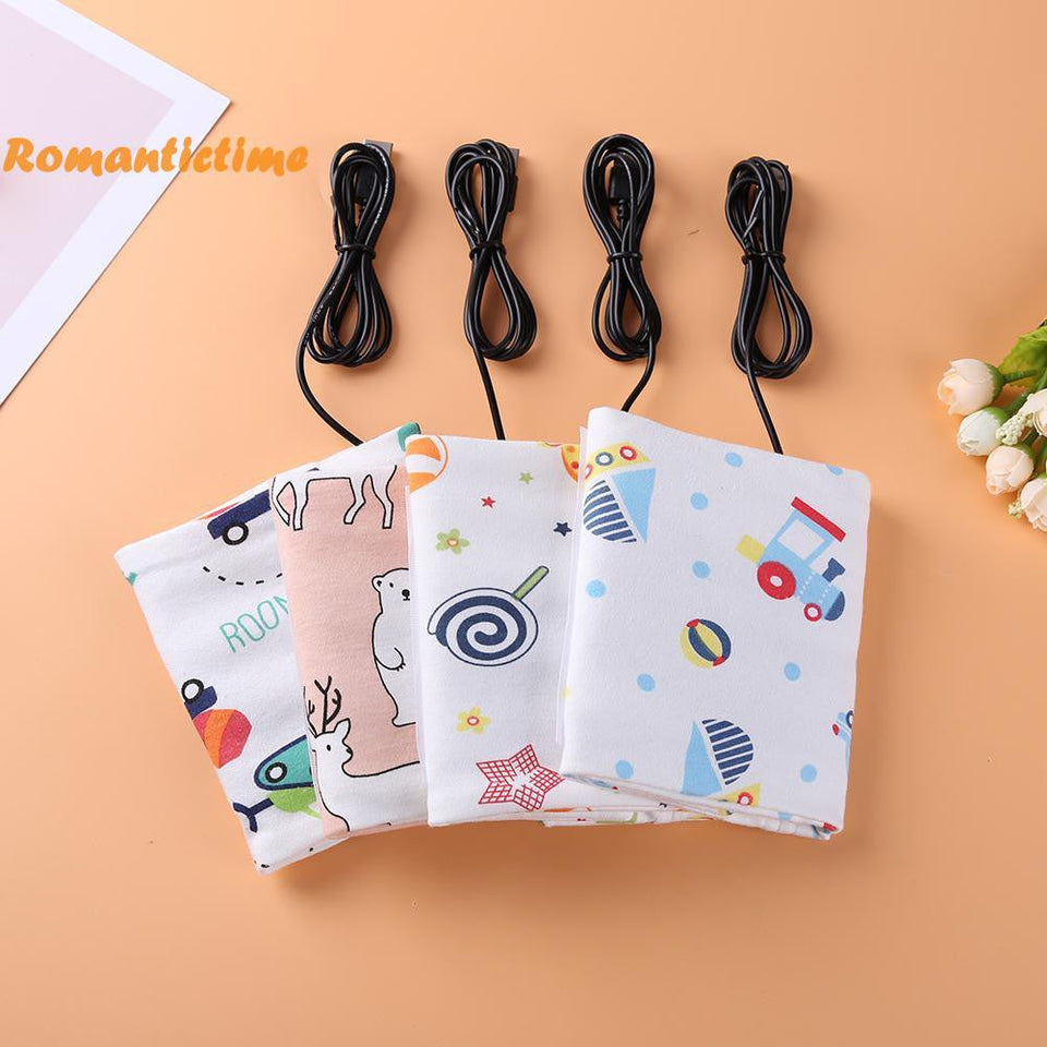Portable USB Baby Bottle Warmer Travel Feeding Bottle Sleeve