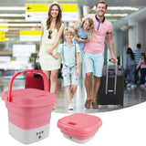 Portable Mini Folding Washing & Spin Dryer Compact Laundry Machine