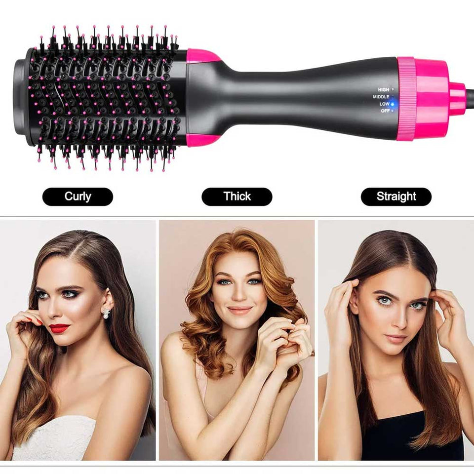 3-in-1 Hot Air Styling Brush Dry, Smooth & Volumize