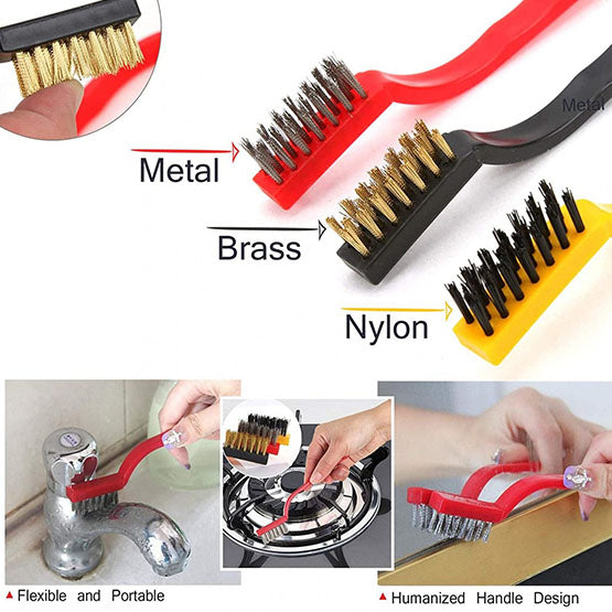 Mini Wire Brush Set – Everyday Kitchen Use – Pack of 6