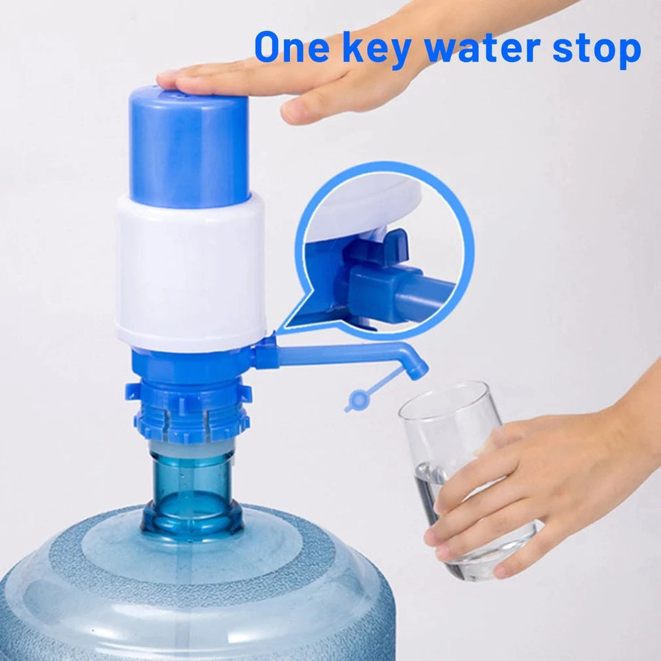Portable Bottled Water Pump Plastic Manual Hand Press Drinking Water