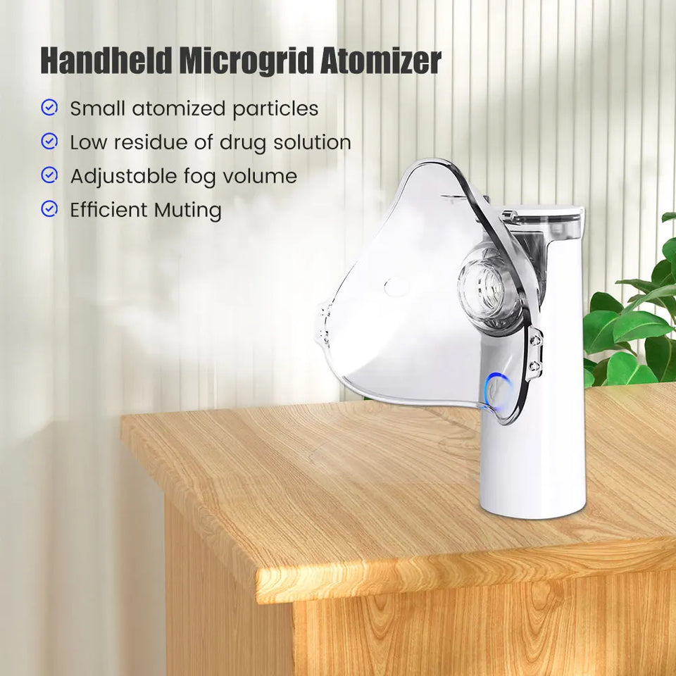 Portable Mesh Nebulizer Compact Mist Inhalation Device