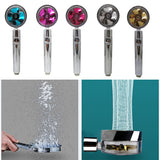 360 Degrees Rotating High Pressure Shower Heads, Handheld Turbo Fan