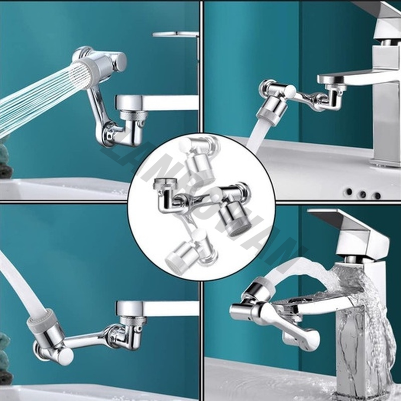 Universal 1080° Swivel Robotic Arm Extension Faucet Aerator Rotatable