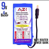 WiFi Router UPS Power Bank 9 Volts 4 Hours Guaranteed Backup