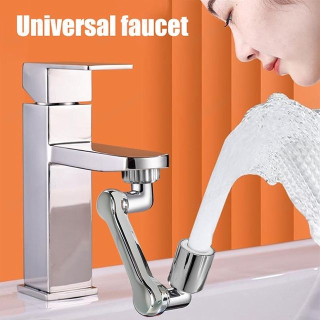 Universal 1080° Swivel Robotic Arm Extension Faucet Aerator Rotatable