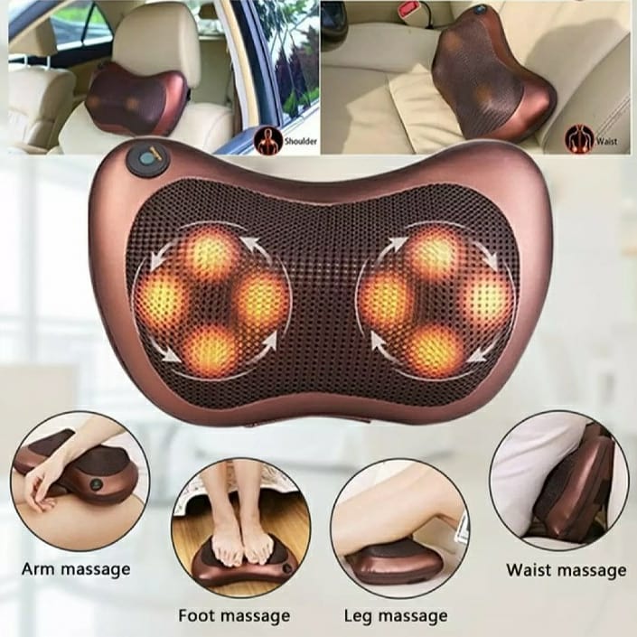 Multifunctional Body Pillow Massager With Heat, Deep Tissue Kneading