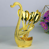 Color Guaranteed Spoon Set With Swan Stand – Everyday Kitchen Use
