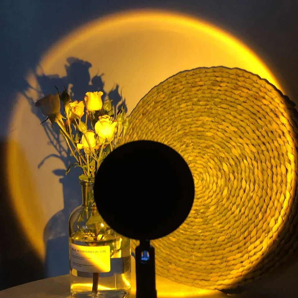 Sunset Lamp Rainbow Projection Lamp USB Charging LED Lighting Sun