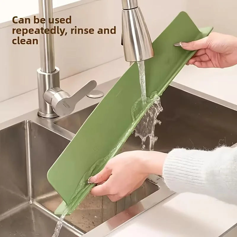 3-in-1 Kitchen Cleaning Set Hands-Free Mini Mop, Faucet Filter