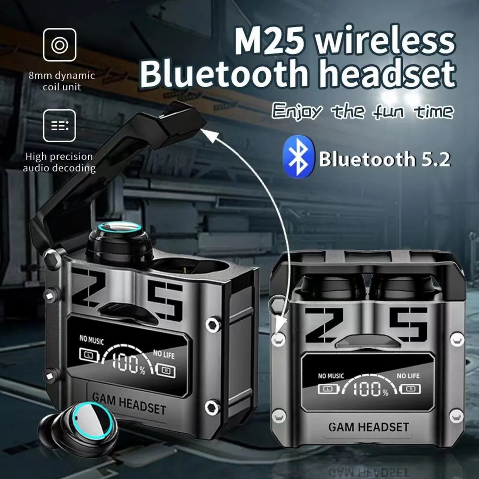 M25 Wireless Bluetooth Earbuds Touch Controls – Reliable Performance