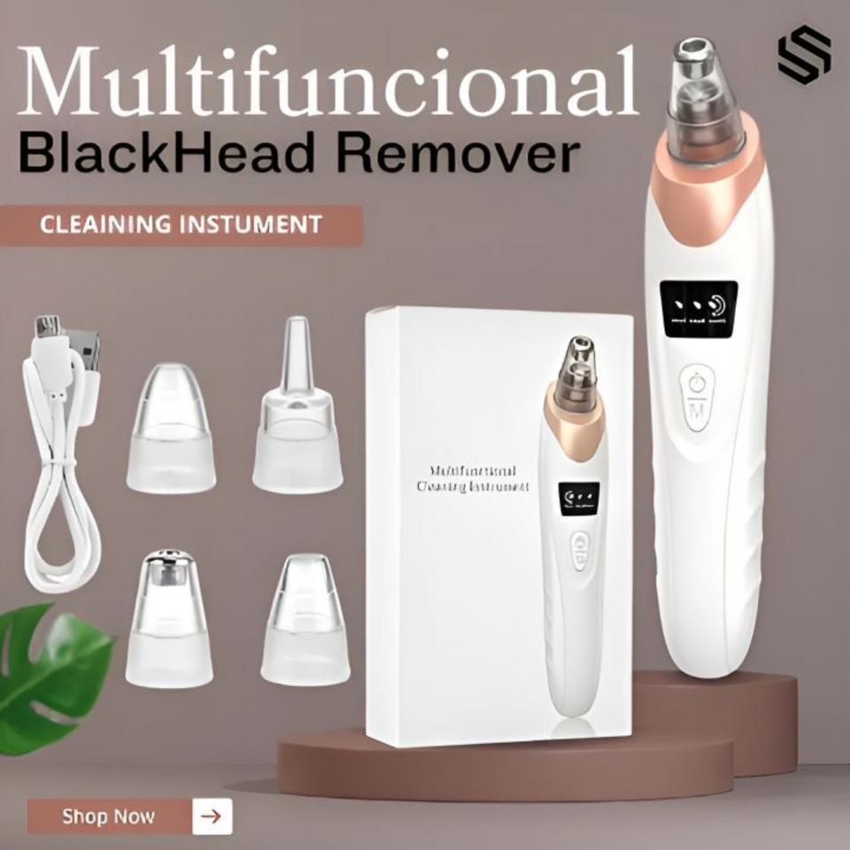 Facial Pore Vacuum Blackhead & Skin-Care Cleansing Tool