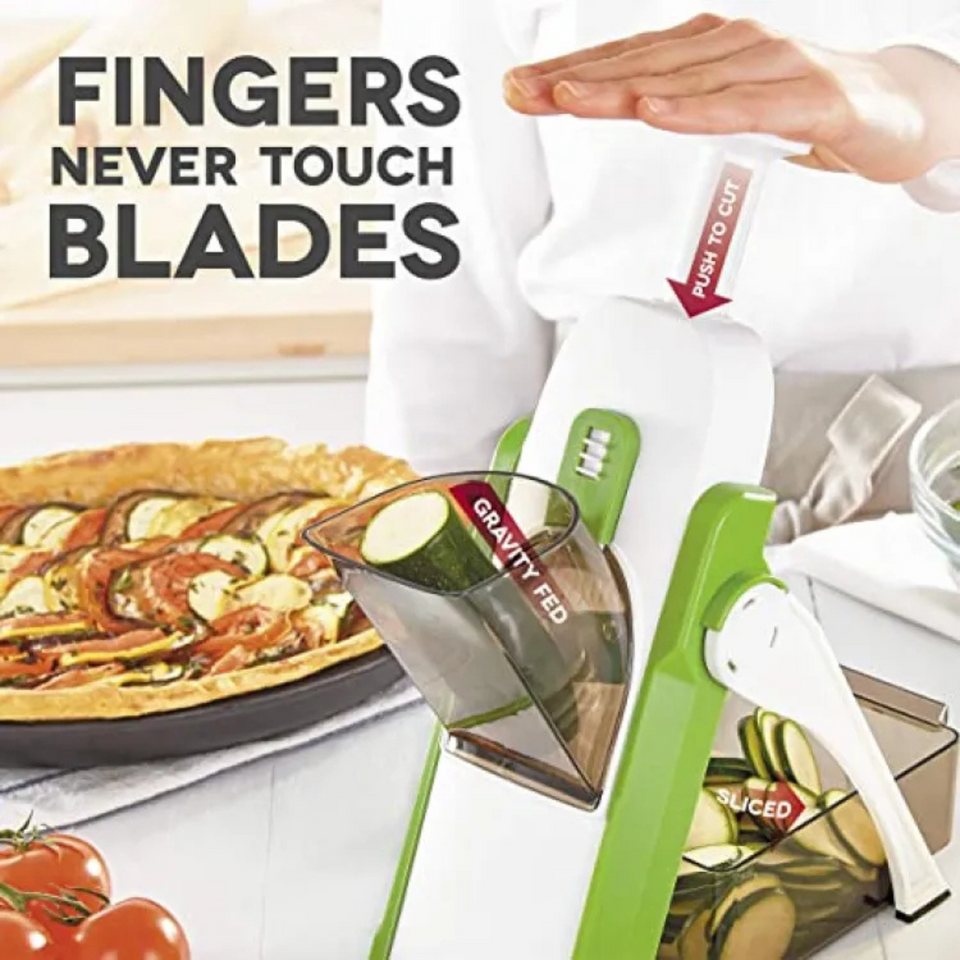 4-in-1 Adjustable Vegetable Slicer & Shredder – Everyday Kitchen Use