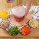 900ml Pull-String Kitchen Chopper Manual Food Prep Tool