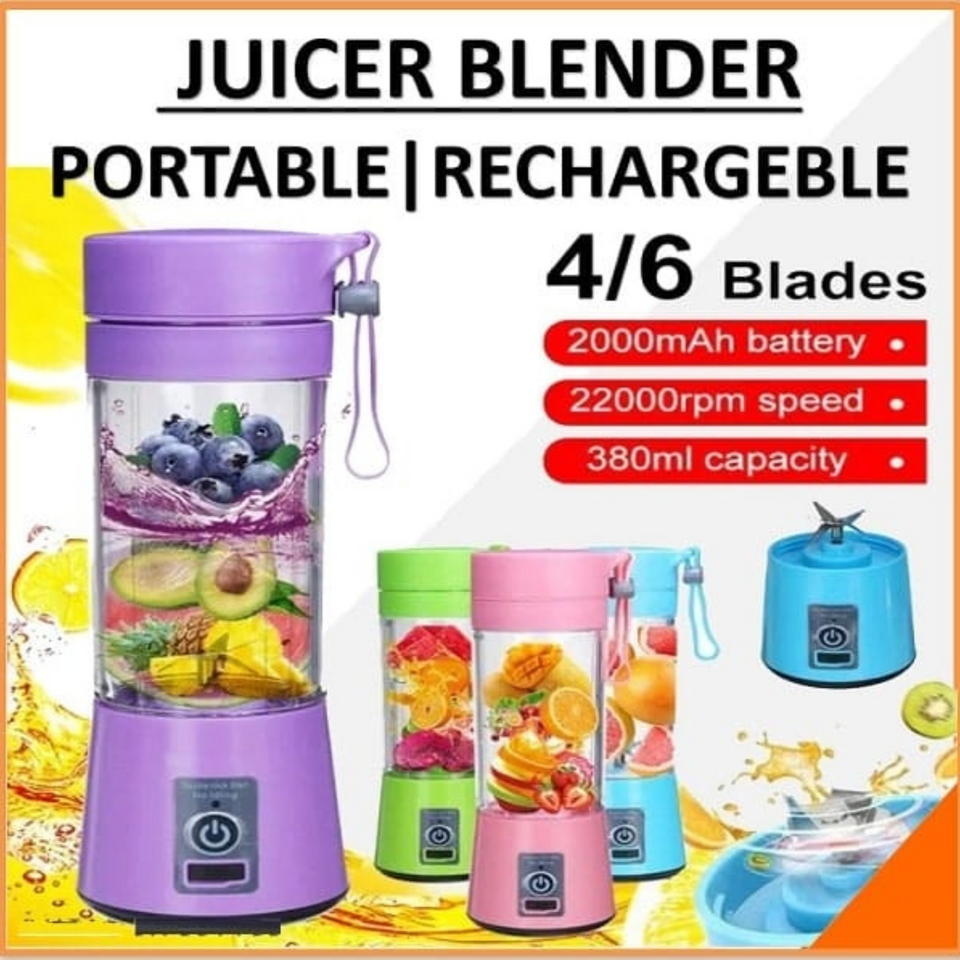 Mini Portable Blender Rechargeable Personal Drink Maker