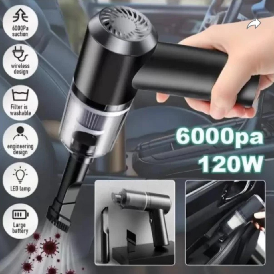 3-in-1 Cordless Handheld Vacuum Cleaner Portable Cleaning Tool