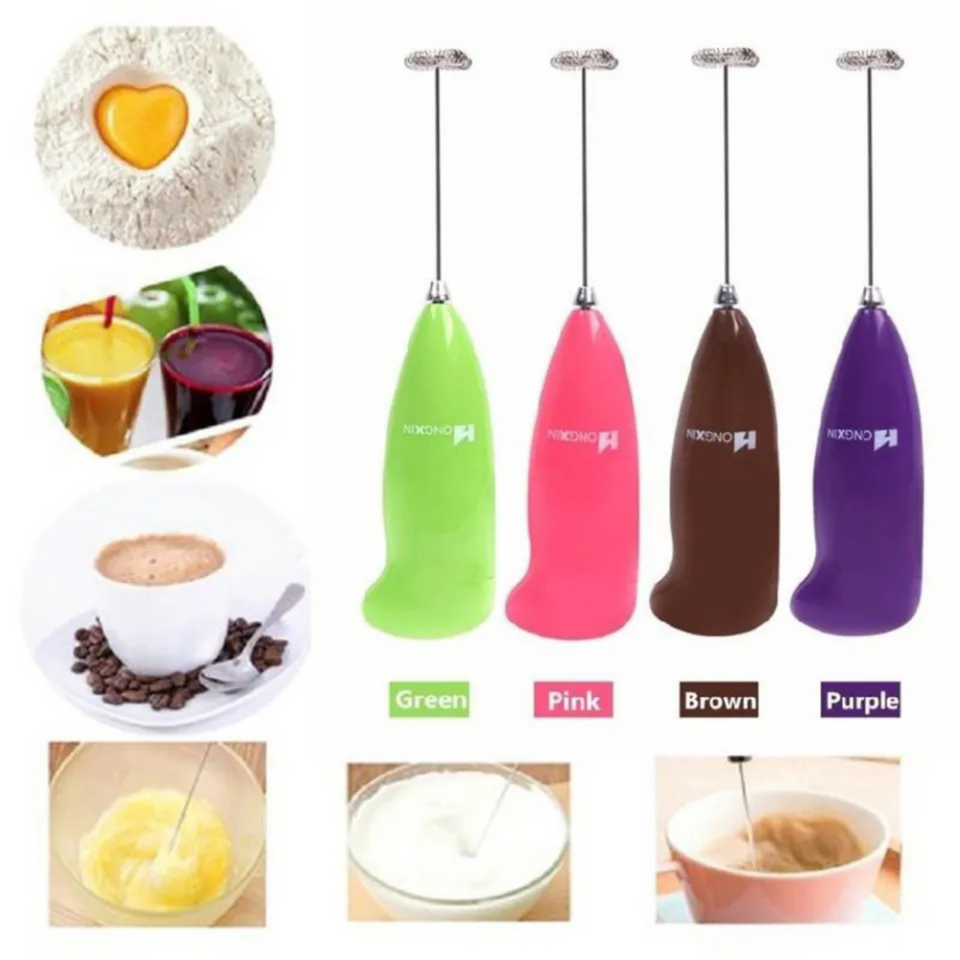 Handheld Electric Mixer & Coffee Frother Compact Kitchen Tool