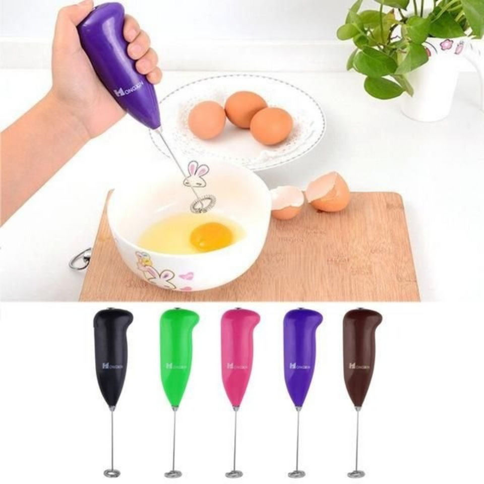 Handheld Electric Mixer & Coffee Frother Compact Kitchen Tool