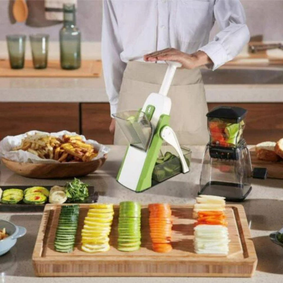4-in-1 Adjustable Vegetable Slicer & Shredder – Everyday Kitchen Use