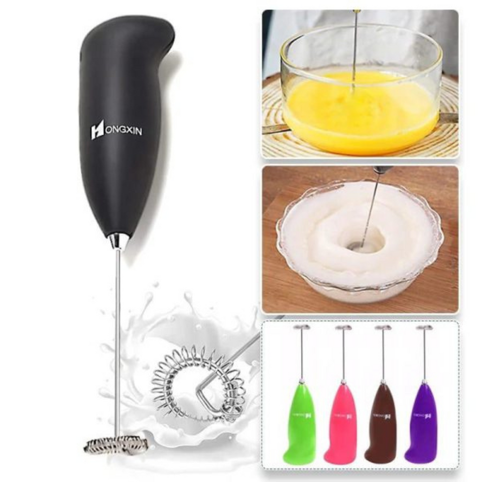 Handheld Electric Mixer & Coffee Frother Compact Kitchen Tool