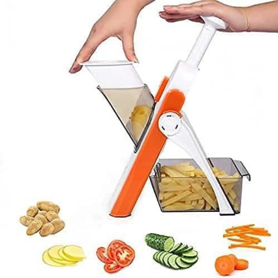 4-in-1 Adjustable Vegetable Slicer & Shredder – Everyday Kitchen Use
