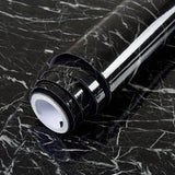 Black marble Self Adhesive Waterproof Stickers – Pack of 3