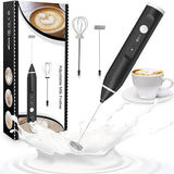 Electric Milk Frother & Coffee Whisk Handheld Kitchen Mixer