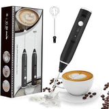 Electric Milk Frother & Coffee Whisk Handheld Kitchen Mixer