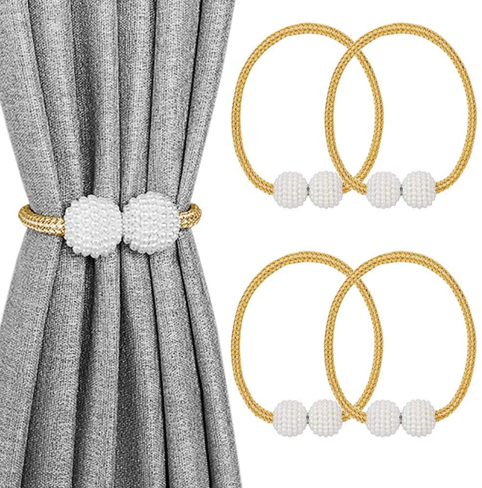 Magnetic Curtain Tiebacks for Window Decoration – Smart Home Organizer
