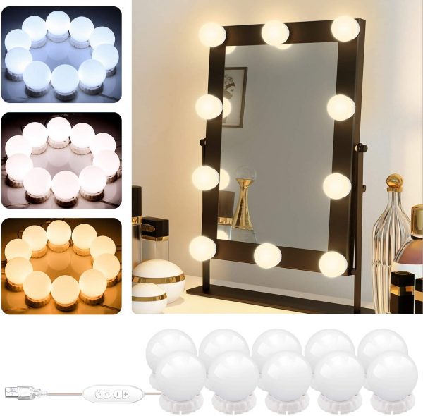 LED Mirror Lights Make Up Vanity Mirror Light with 10 Light for