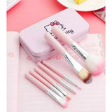 Hello Kitty Complete Makeup Mini Brush Kit with A Storage – Pack of 2
