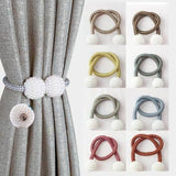 Magnetic Curtain Tiebacks for Window Decoration – Smart Home Organizer