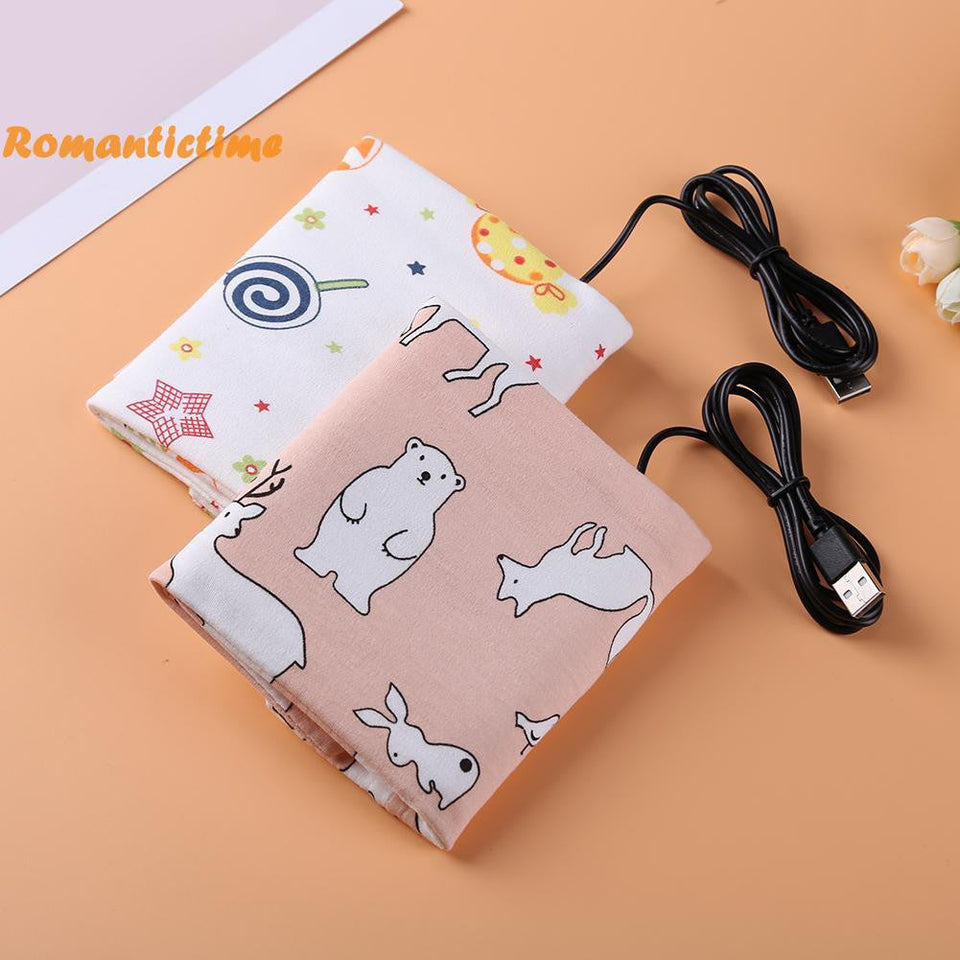 Portable USB Baby Bottle Warmer Travel Feeding Bottle Sleeve