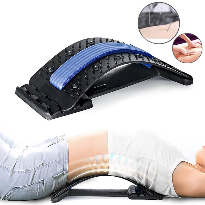 Magic Back Stretcher Lower Lumbar Massage Support Spine Pain Relief