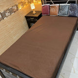 Single Bed Mattress Covers Water Proof Matress Safegaurd - Maroon