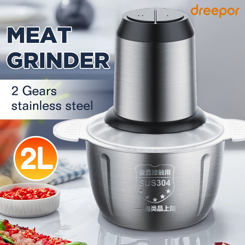 3-Liter Electric Food Chopper & Meat Grinder Kitchen Processor