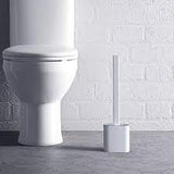 Silicone Toilet cleaner Brush non-Slip Long Handle with Toilet Brush