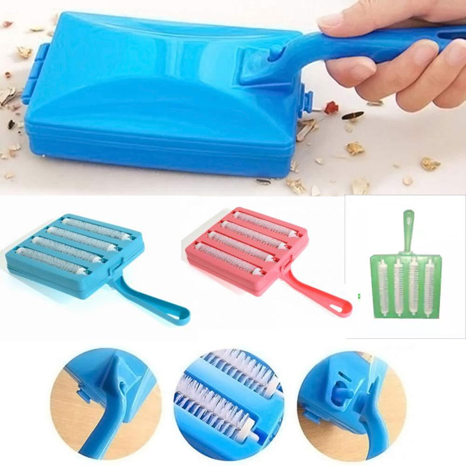 2 Brushes Heads Handheld Carpet Table Sweeper Crumb Brush Cleaner